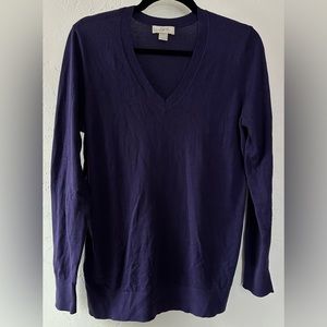 Loft Women’s Sweater - L - Purple - V neck - GUC - winter